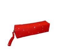 Genérico Creatividad Star Wave Dot Lápiz Caso Minimalista Estilo INS de Gran Capacidad Portátil Multifuncional Bolsa de Maquillaje Bolsa de Almacenamiento