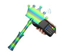 Genérico Credit Card Wand - 3D Printed Telescopic Contactless Payment Card Holder Fun Novelty Credit Cards Holder Wand Style Checkout Shopping Gift Gadget