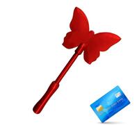 Genérico Credit Card Wand - Contactless Payment Stick, 3D Printed Butterfly Cards Holder with Secure Grip, Card Holder, Travel Wallet Accessory, Slim Cards Organizer for Men Women Travelers Students