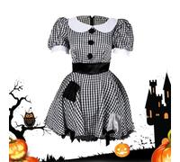 Genérico Creepy Doll Costume for Kids Horror Dress Up Party Clothes