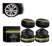Genérico Crema nutritiva para neumáticos - Cera para neumáticos, Crema nutritiva para neumáticos Que Mantiene el Brillo de los Coches, Cera Potente para Limpiar y Restaurar Llantas (2 Unidades)