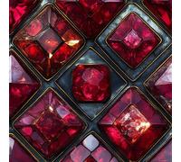 Genérico Cristal Diamante Papel Pintado Autoadhesivo Geometría Sólido 44x200 cm Papel de Pared Removible Impermeable Estilo Vinilo PVC Pegatina es Estante del cajón de la cubierta del rodillo