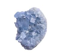 Generico Cristales de celestina en bruto - Piedras con forma de regholar, muestras de gemas, decoración mineral natural para sala de estar, estante con energía tranquila, vibración elevada para