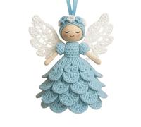 Genérico Crochet Angel Kit - Wool 15cm, DIY Yarn Doll, Fade Resistant | Beginner Friendly, Handmade Craft Set, Reusable Ornament Kit For Christmas Tree, Birthday, Holiday, Home, Adults, Kids, Gifting