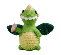 Genérico Crochet Animal Kit - 3.35x3.54x5.51in Plush Craft Set, DIY Toy Kit, Handmade Animal Figures | Beginner-Friendly Crochet For Kids Adults Crafting Fun Gift For Hobby Art Projects