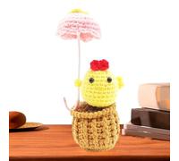 Genérico Crochet Animals, Pre Made Crochet Toy, Appreciation Decoration, Safe and Cuddly, Easter Basket Stuffed Animal, for Daughter, Sister, Friend, Birthday, Graduation