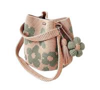 Genérico Crochet Bag | Flower Boho Shoulder Tote | Knit Bag