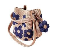 Genérico Crochet Bag | Flower Boho Shoulder Tote | Knit Bag