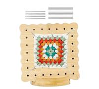 Genérico Crochet Blocking Board Set,Crochet Pin Blocking Board with 10 Pegs - Yarn Knitting Tools, Crocheting Supplies for Grandma Mom Women Wife Girlfriend Aunt