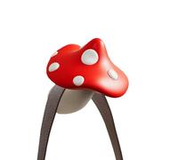 Genérico Crochet Champignon - Déco Murale Champignon, Crochet Sans Perçage En Résine Pour Serviettes Clés Sacs Vêtements | Support Mural Rouge Style Mignon Pour Chambre Cuisine