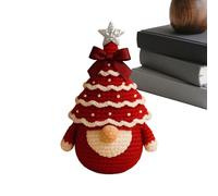 Genérico Crochet Christmas Tree Kit - Cotton Yarn 15cm | Handmade Crochet Christmas Tree | Beginner Christmass Crochets Kit For Holiday DIY Crafting, Home Decoration, And Festive Christmasss Gift Use