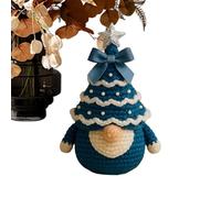 Genérico Crochet Christmas Tree Kit - Cotton Yarn 15cm | Handmade Crochet Christmas Tree | Beginner Christmass Crochets Kit For Holiday DIY Crafting, Home Decoration, And Festive Christmasss Gift Use