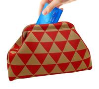 Genérico Crochet Clutch Purses, Dumpling Bag, Lightweight Stylish Handbag Pouch for Evening Events, Lightweight Wedding Casual Outfits, Travel Vacation Accessories 11.81x3.54x7.87 Inches