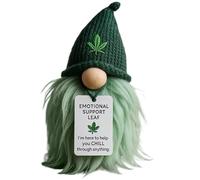 Genérico Crochet Gnomes Tabletop Decoration Christmas Motivational Crocheted Dwarf Perfect for Nursery Home Office Bookshelf Dressing Table Bedside