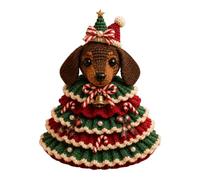 Genérico Crochet Kit - Christmas Tree Animal Ornament Set for Beginners