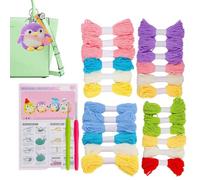 Genérico Crochet Kit - Complete Beginner Crochet Set | Yarn Hooks Needles Markers DIY Craft Kits For Knitting Projects | Crochhet Kit With Step-by-Step Video Tutorials For Adults Kids Learning