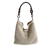 Genérico Crochet Purse - 11.81 Inch Bohemian Woven Shoulder Tote Handbag