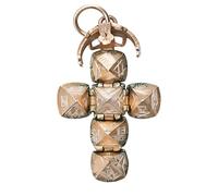 Genérico Cross Charm - Small Vintage Masonic Charm | Transformative Cross Necklace Pendant for Men, Friends, Women, Brotherhood, Party, Holiday, Birthday, Travel, Daily Wear, Wedding, Gift, Jewelry