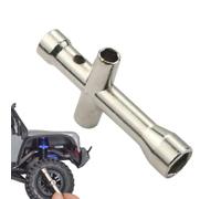 Genérico Cross Socket Wrench Tool - Compact Nut Spanner For Fast Repairs | Anti-Slip Four-Way Socket Wrench For Nuts And Screws, Ideal F́or Robotic Maintenance, Home Repair And General Workshop Use