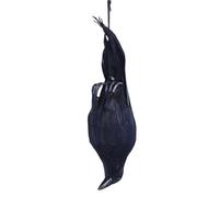 Genérico Crow Decoy Bird - Realistic Garden Protector | Weather Resistant Figure with Matte Texture, Hanging Or Standing Scare Ornament, Outdoor Yard Crop Defense Tool