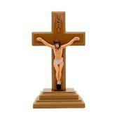 Genérico Cruz de mesa luminosa: estatua de cruz católica fosforescente