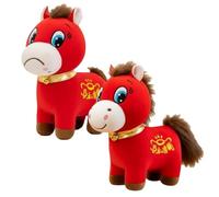 Genérico Crying Horse, Year of The Horse 2026 Plush (Smiling+Crying Horses, 20 cm/7.87 Inches)