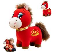 Genérico Crying Horse, Year of The Horse 2026 Plush (Smiling Horses, 25 cm/9.84 Inches)