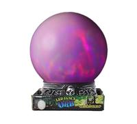Genérico Crystal Ball - 7.09 Inches Crystal Sphere Lens | Clear Glass Sphere | Horror-Themed Light Up Ball With Adjustable Brightness For Table, Bedroom, Cafe Or Party Decor