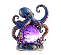 Genérico Crystal Ball Light Octopus USB Powered Halloween Decor Lamp