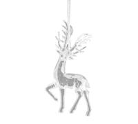 Genérico Crystal Christmas Decals - Transparent Acrylic Tree Decoration, Elegant Holiday Home Decor | Shiny Hanging Accent for Bedroom Bathroom Hallway Office School Winter Display