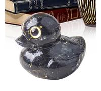 Genérico Crystal Duck Decor, Animal Figurine Statue, 1.18x0.79x1.18 Inches Small Decorative Collectible, Sparkling Resin Art Piece, for Desk Shelf Home Office Bedroom Living Room Display Use