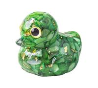 Genérico Crystal Duck Decor, Animal Figurine Statue, 1.18x0.79x1.18 Inches Small Decorative Collectible, Sparkling Resin Art Piece, for Desk Shelf Home Office Bedroom Living Room Display Use