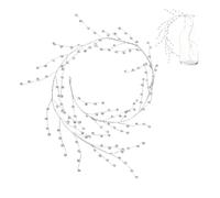 Generico Crystal Garland, Christmas Wreath Elegant Realistic & Crystals for Decoration, Premium Holiday Decor Garland, for Outdoor Chandelier Mantel Porch Stairs Winter Front Door Seasonal Display