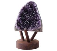 Genérico Crystal Holder Wooden Stand - Wooden Sphere Stands, Woode Easel Frame HolderGemstone Display Stand, Crystal Balls Holder, Home Decor Display, Egg Shaped Base, Natural Wood