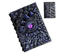 Genérico Cuaderno 3D Dragon Eye De Tapa Dura - De Fantasía En Relieve Con Diseño Detallado De De Dragón, De Escritura Creativa Para Notas, Y Bocetos, Cuaderno De Coleccionista Decorati