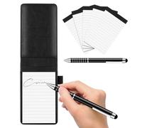 Generico Cuaderno - 7,6 x 12,7 cm - Bloc de notas y agenda - Bloc de notas de bolsillo, se puede utilizar para reuniones de trabajo, escuela, estudio diario, oficina, viajes, estudiantes y negocios