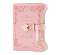 Genérico Cuaderno con candado, Diario con candado | Cuaderno de tapa dura de cuero PU B6 con cerradura y llave,360 páginas, lindos diarios, diario secreto para mujeres y niñas, planificador de diario