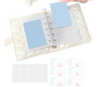 Generico Cuaderno de anillas con bolsillos en la tapa | Diario M5 para estudiantes universitarios, alumnos, niñas, adolescentes, casa, dormitorio, escuela, aula, habitación