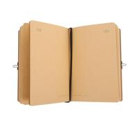 Genérico Cuaderno De Bocetos Cuadernos Cuaderno Con Divisores y Bolsillos Cuaderno En Sin Lineas Tableta Diario Con Candado Notas Bloc Para Hacer Cuaderno Electrónico Planchar Khaki