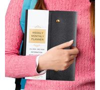 Generico Cuaderno de diario a rayas, cuaderno de tapa blanda | Cuaderno de escritura con encuadernación | Diario personal, cuaderno escolar portátil para trabajos escolares