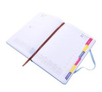 Genérico Cuaderno de Notas Anual 365 Días Cuaderno de Planificación Diaria Color Azul Claro Tamaño Compacto Papel Resistente para Estudiantes y Uso Diario