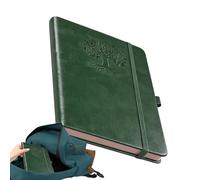 Genérico Cuaderno de puntos | Libreta de Piel con Tapa Dura y Puntos Retro - Bloc de Notas de Trabajo,para Planificación Diaria y Toma de Notas, Escuela, Viajes, Oficina