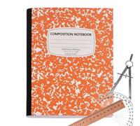 Generico Cuaderno de rayas para apuntes, 25,9 x 18,3 cm, 100 páginas de papel grueso | Cuaderno Paperage para escuela, clase, oficina, trabajo, tareas para casa, diario y planificación diaria