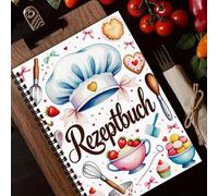 Genérico - Cuaderno de recetas - Libro de recetas personal Tapa dura - Guía alimentaria vegetariana para comidas familiares cumpleaños fiestas camping regalo casa