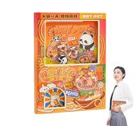 Genérico Cuaderno de tamaño de bolsillo, bloc de bolsillo,Notebook de diseño de máquina expendedora de dibujos animados | Herramientas de productividad, suministros escolares para niños y niñas