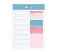 Genérico Cuaderno Espiral 1 cuaderno de espirales con plan gestión del tiempo simplificado(Color1)