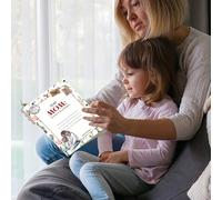 Genérico Cuaderno Floral | Bloc para cartas en el Día de la Madre | Cuaderno para Mamá | Para escuela, viajes, arte, bocetos y gestión de proyectos