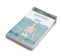 Genérico Cuaderno interactivo de anatomía-100+ ilustraciones borrables a todo color para estudiantes de medicina y enfermería, Guía portátil de anatomía, Cuaderno de estudio de enfermería (A)