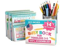 Genérico Cuaderno Viajero De Actividades Juguetes Educativos Preescolares