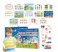 Genérico Cuadernos de Actividades para | Juguete para la Motricidad Fine - Actividades de aprendizaje infantil para niños y niñas, hogar, preescolar, coche, avión y viajes